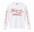 White "Young Rich" LONGSLEEVE